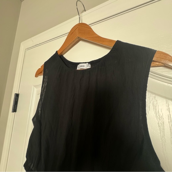 Mango side slit dress in black size L - Picture 8 of 10